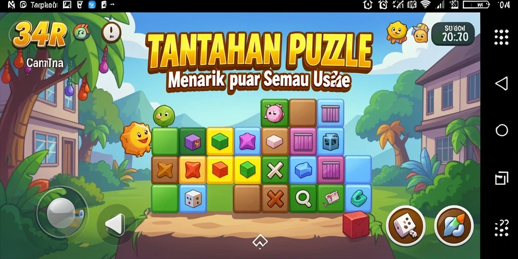 Tampilan gameplay 34R yang menantang dan menarik.