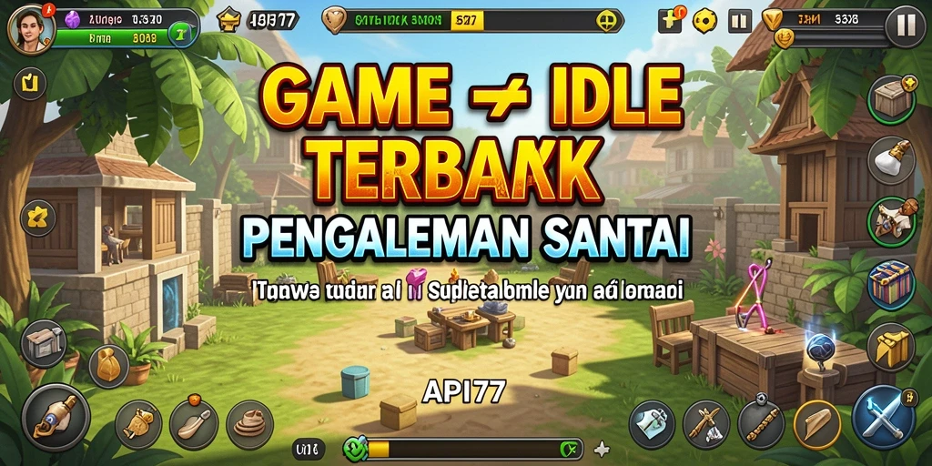 Tampilan gameplay API77 menunjukkan keseruan bermain Idle dengan karakter menarik.