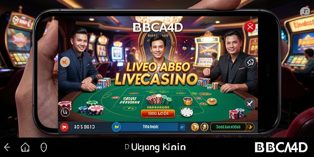 Gameplay Live Casino yang mendebarkan di BBCA4D dengan dealer langsung.