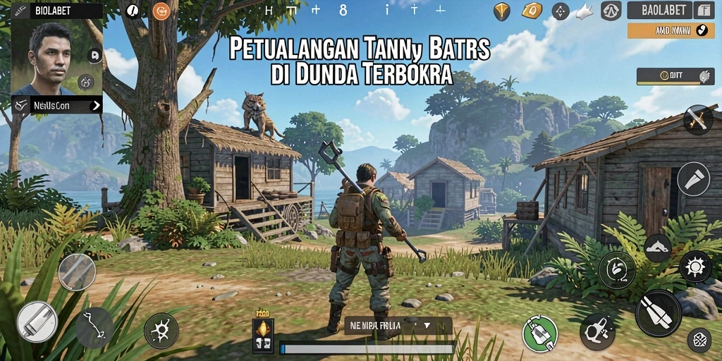 Tampilan gameplay BIOLABET yang menakjubkan dalam dunia terbuka.