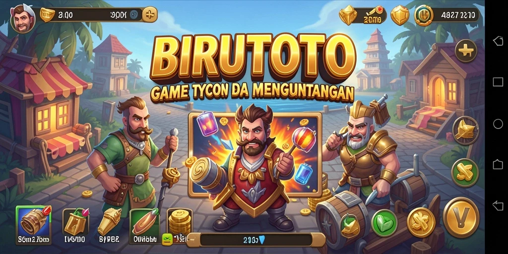 Tampilan gameplay BIRUTOTO yang menarik dan penuh strategi.
