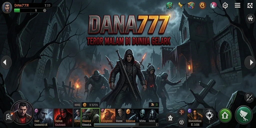 Screenshot menampilkan momen menegangkan dalam gameplay DANA777.