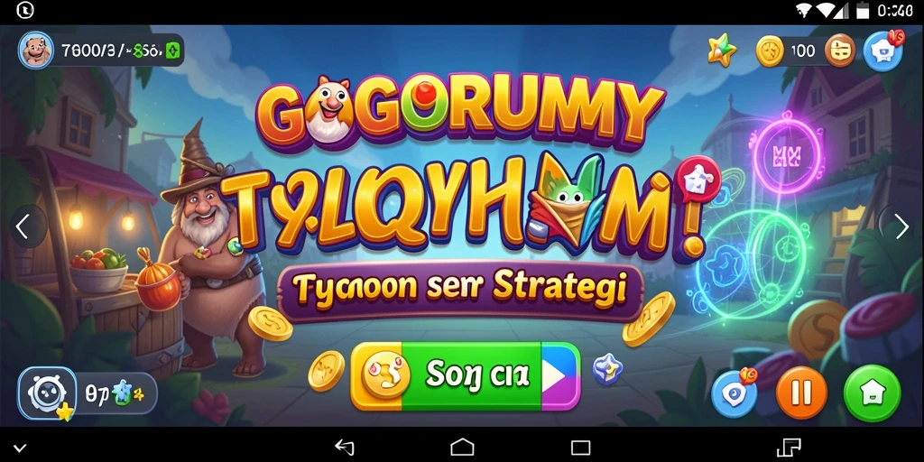 Gameplay GOGORUMMY yang menarik dalam mengelola bisnis Tycoon.