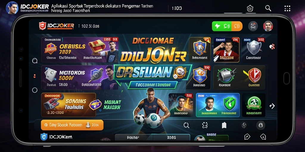 Tampilan gameplay IDCJOKER saat taruhan olahraga berlangsung.