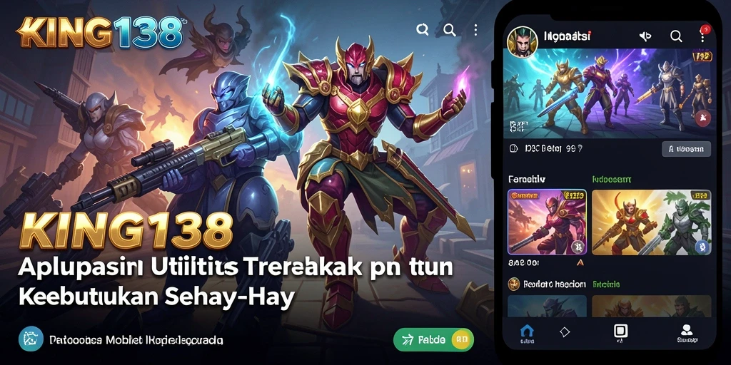 Tampilan antarmuka yang sederhana dan intuitif dari KING138.