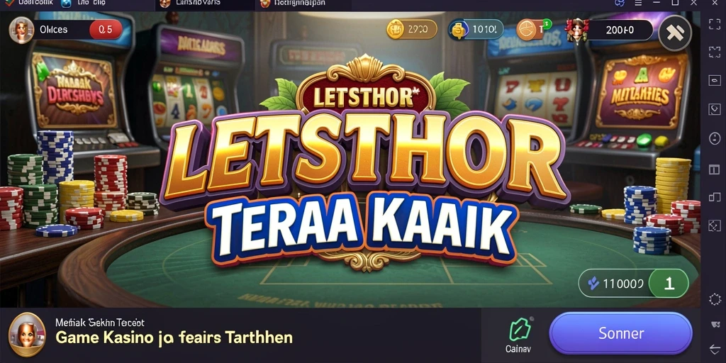 Tampilan gameplay LETSTHOR yang menarik dan penuh aksi Kasino.