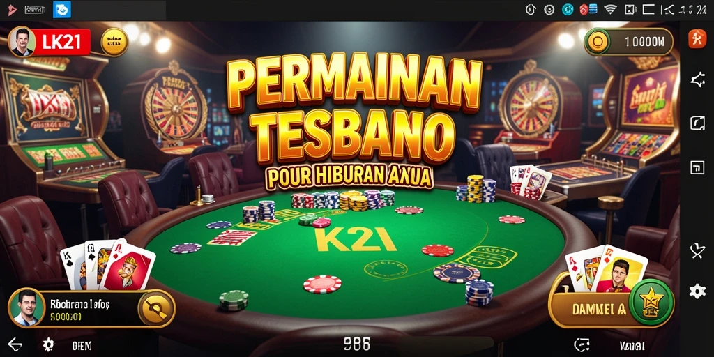 Screenshot permainan LK21 menampilkan aksi seru di kasino.
