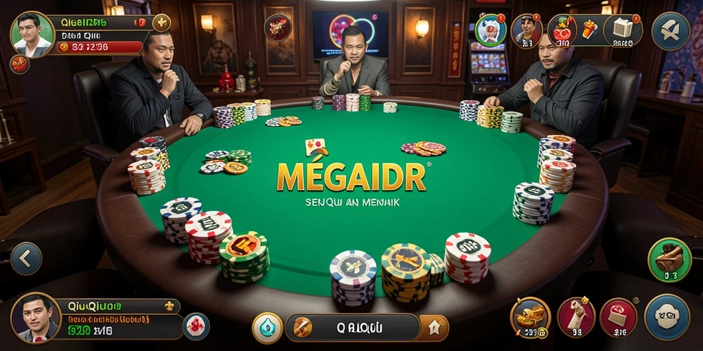 Tampilan menarik dalam gameplay QiuQiu MEGAIDR