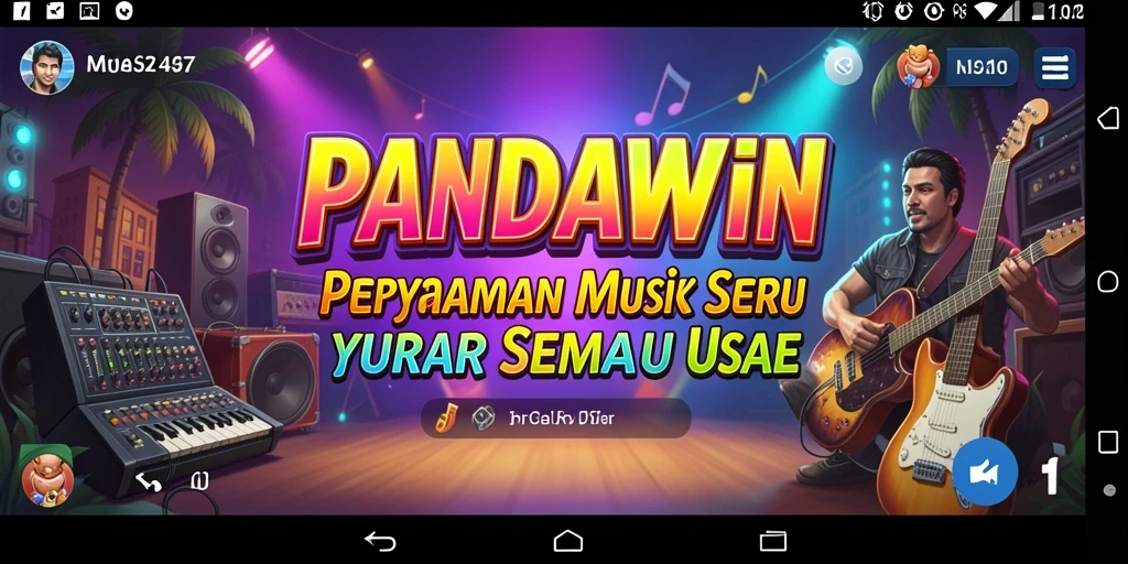Tampilan gameplay PANDAWIN yang seru dan interaktif.